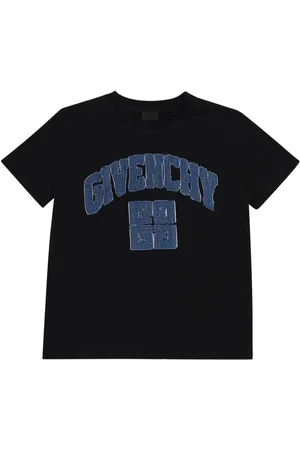 Givenchy Cotton Jersey T-shirt W/ Denim Logo