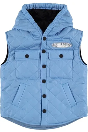 Dsquared2 Hooded Quilted Nylon Vest
