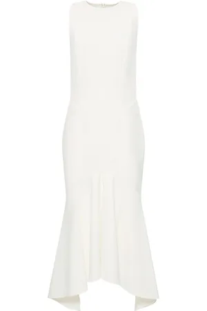 ALEXANDRE VAUTHIER Sleeveless Jersey Flared Hem Long Dress
