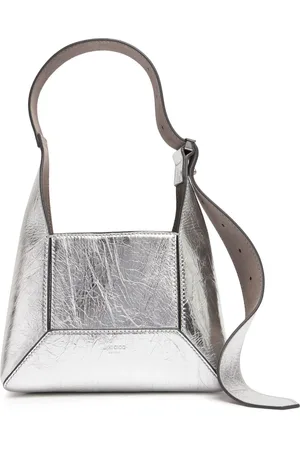 Jimmy Choo Small Diamond Leather Hobo Bag