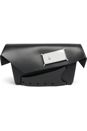 Maison Margiela Small Classique Snatched Leather Clutch