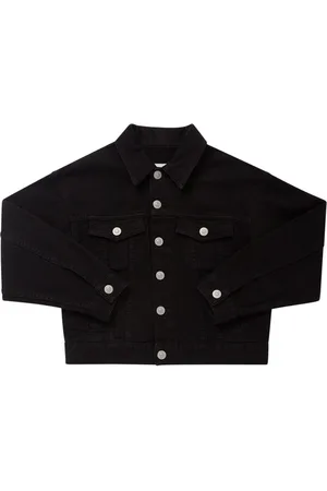 Maison Margiela Embroidered Logo Cotton Denim Jacket