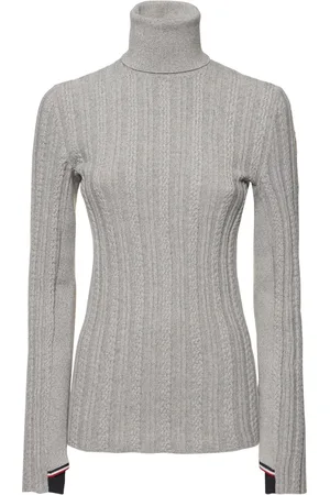 Moncler Extrafine Wool Blend Turtleneck Sweater