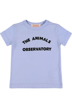 The Animals Observatory Printed Cotton Jersey T-shirt