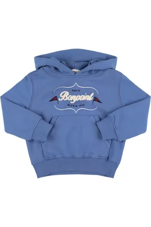 BONPOINT Embroidered Cotton Sweatshirt Hoodie