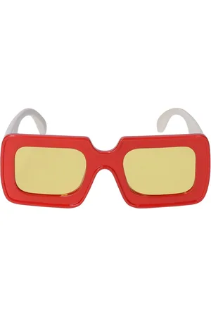 The Animals Observatory Logo Print Recycled Poly Sunglasses