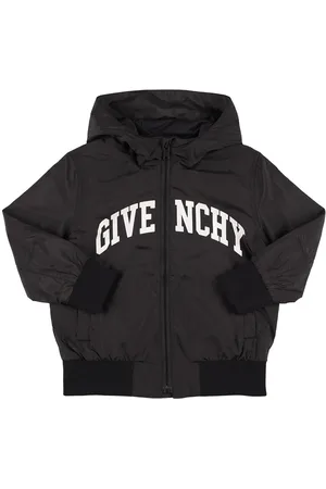 Givenchy Logo Nylon Windbreaker W/hood