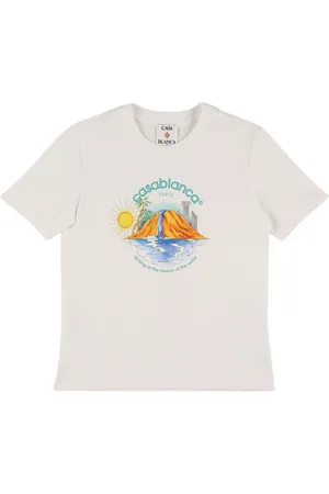 Casablanca Printed Cotton Jersey T-shirt