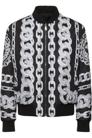 VERSACE Reversible Chain Print Jacket