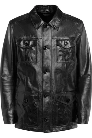 Tom Ford Glossy Smooth Leather Safari Jacket