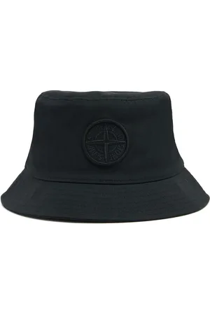 Stone Island Logo Cotton Bucket Hat