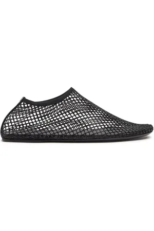 CHRISTOPHER ESBER 5mm Minette Crystal Mesh Flats