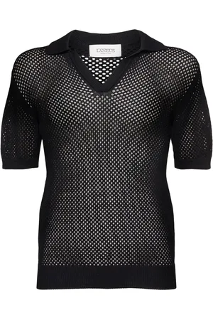 LANEUS Unisex Knitted Polo