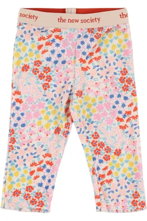 The New Society Printed Cotton Leggings