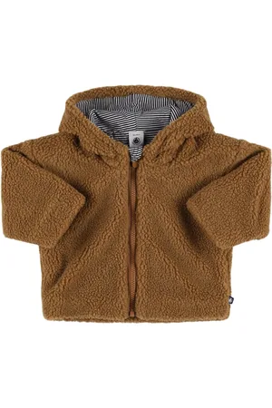 Petit Bateau Hooded Teddy Jacket