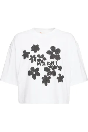 Marni Daisy Garden Printed Jersey T-shirt