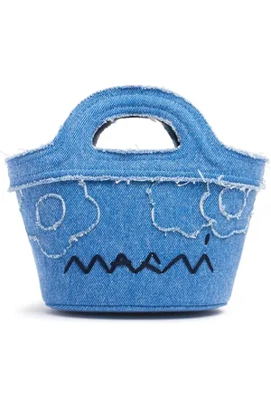 Marni Micro Tropicalia Denim Top Handle Bag