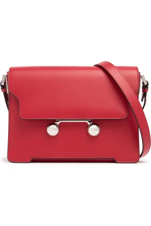 Marni Medium Trunkaroo Leather Shoulder Bag