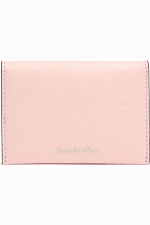 Acne Studios Flap Grainy Leather Card Holder