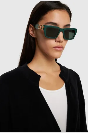 Casablanca Monogram Plaque Squared Sunglasses