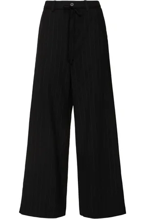 MIHARA YASUHIRO High Rise Wool Straight Pants