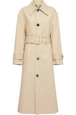 Ami Water Repellent Cotton Canvas Trench