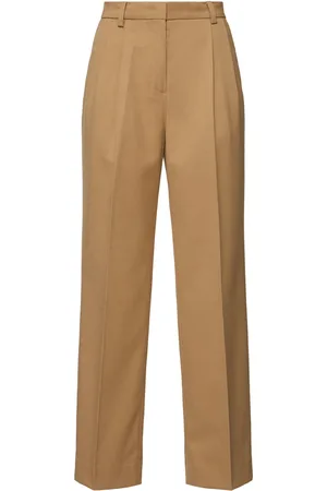 DUNST Semi-wide Wool Blend Pants