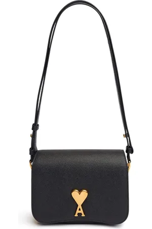 Ami Small Paris Paris Grained Leather Bag