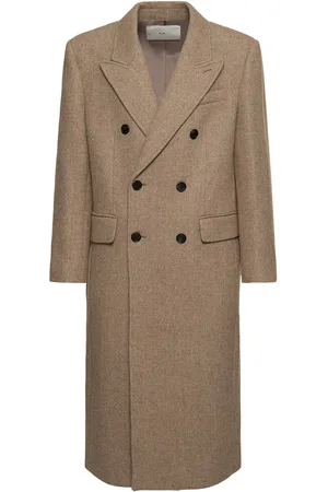 DUNST Unisex Double-breast Tailored Wool Coat