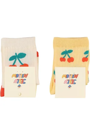 Jelly Mallow Pack Of 2 Cotton Blend Socks