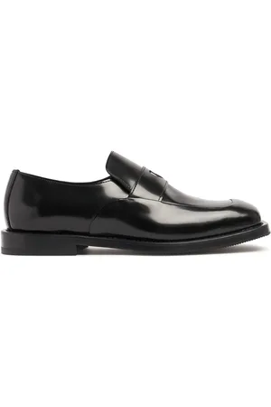 Moschino 30mm Berlin Leather Loafers