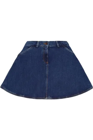 BONPOINT Cotton Denim Skirt