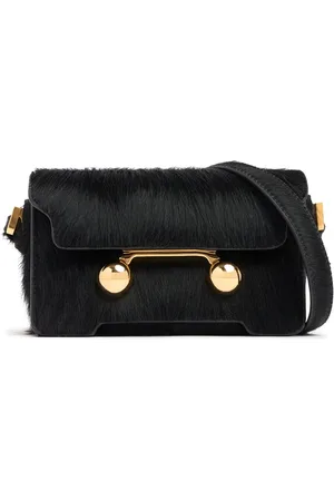 Marni Mini Trunkaroo Ponyhair Shoulder Bag