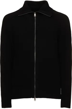 TAGLIATORE Full-zip Wool Blend Cardigan