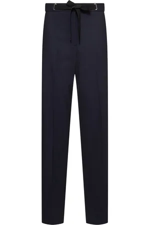 Msgm Wool Blend Straight Pants