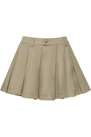 Cannari Concept Simi Pleated Cotton Mini Skirt