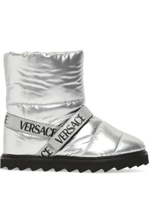 VERSACE Logo Quilted Nylon Snow Boots