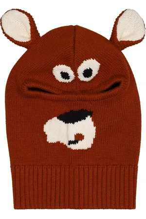 Stella McCartney Bear Knit Organic Cotton Hat W/ Ears