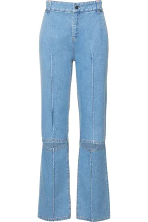 ET OCHS Cotton Denim Mid Rise Straight Jeans