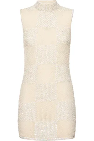 Casablanca Sequined Knit Mini Dress