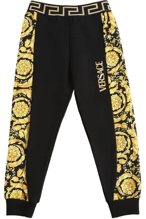 VERSACE Barocco Print Cotton Sweatpants