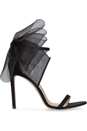 Jimmy Choo 100mm Aveline Grosgrain Sandals