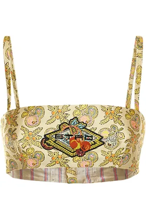 Etro Embroidered Crop Top