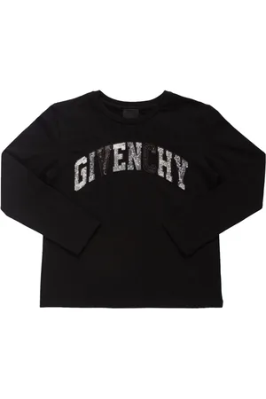Givenchy Sequined Logo Cotton Jersey T-shirt