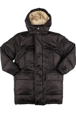 Givenchy Logo Printed Nylon Down Jacket W/ Hood