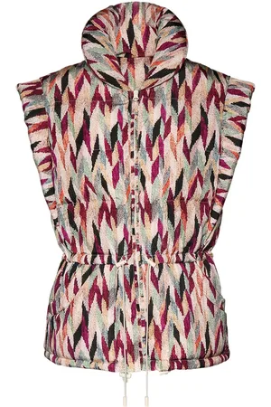 Marant Etoile Toby Printed Nylon Puffer Vest