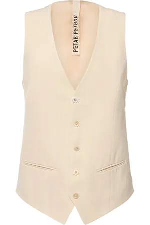 PETAR PETROV Twill Tailored Vest