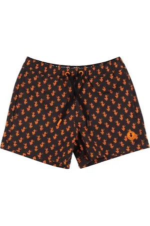 save the duck Duck Print Recycled Nylon Swim Shorts