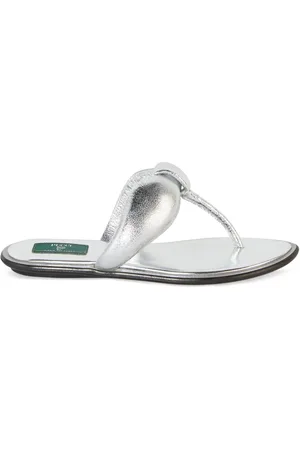Puccini 10mm Laminated Leather Thong Sandals