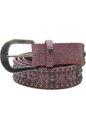 HTC 3.5cm Studded Leather Belt